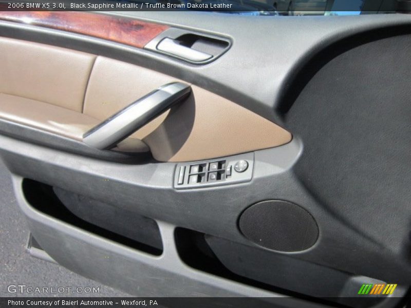 Black Sapphire Metallic / Truffle Brown Dakota Leather 2006 BMW X5 3.0i