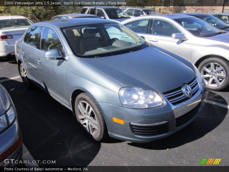 North Sea Green Metallic / Pure Beige 2006 Volkswagen Jetta 2.5 Sedan