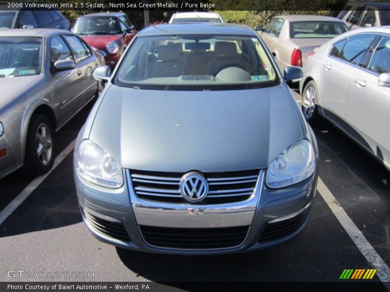 North Sea Green Metallic / Pure Beige 2006 Volkswagen Jetta 2.5 Sedan
