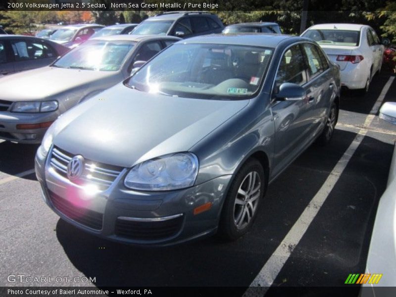 North Sea Green Metallic / Pure Beige 2006 Volkswagen Jetta 2.5 Sedan