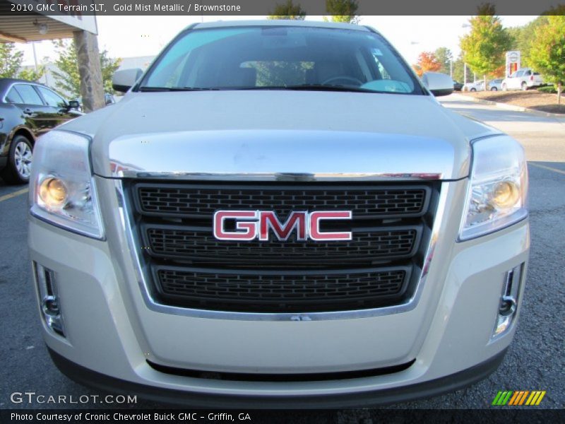 Gold Mist Metallic / Brownstone 2010 GMC Terrain SLT