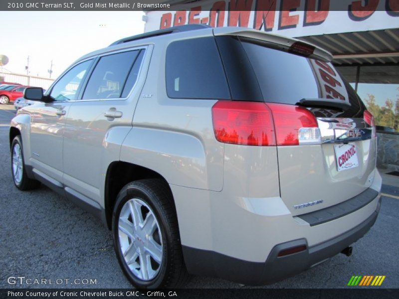 Gold Mist Metallic / Brownstone 2010 GMC Terrain SLT