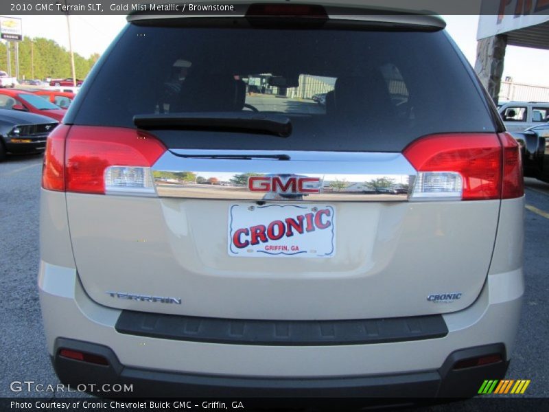 Gold Mist Metallic / Brownstone 2010 GMC Terrain SLT