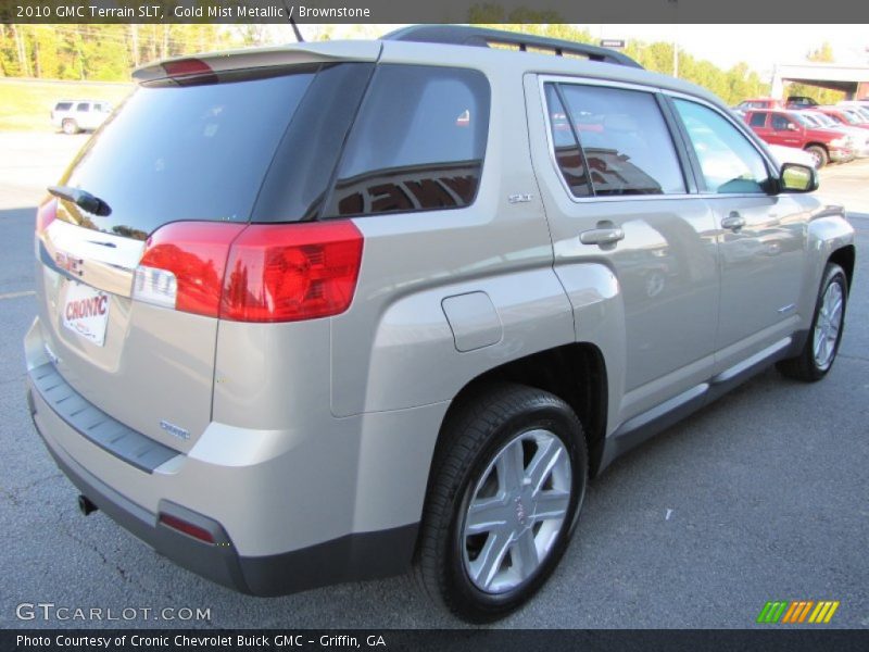Gold Mist Metallic / Brownstone 2010 GMC Terrain SLT