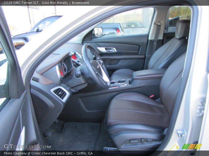 Gold Mist Metallic / Brownstone 2010 GMC Terrain SLT