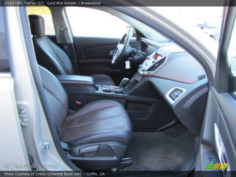 Gold Mist Metallic / Brownstone 2010 GMC Terrain SLT