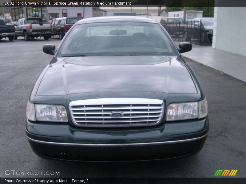 Spruce Green Metallic / Medium Parchment 2002 Ford Crown Victoria