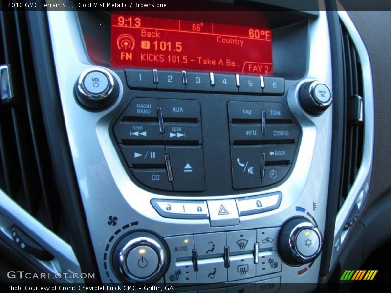 Gold Mist Metallic / Brownstone 2010 GMC Terrain SLT