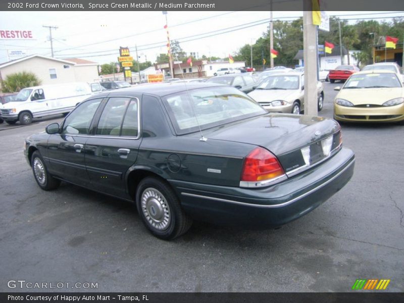 Spruce Green Metallic / Medium Parchment 2002 Ford Crown Victoria