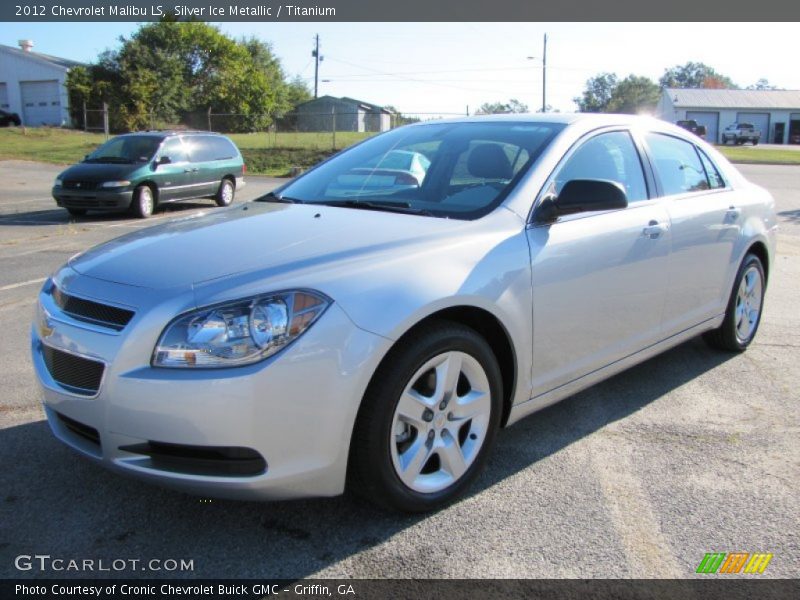 Silver Ice Metallic / Titanium 2012 Chevrolet Malibu LS