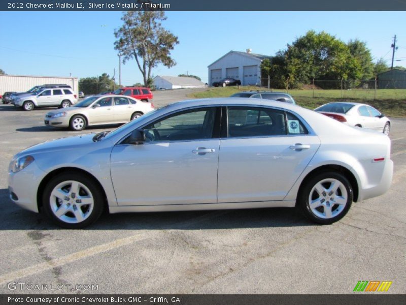 Silver Ice Metallic / Titanium 2012 Chevrolet Malibu LS