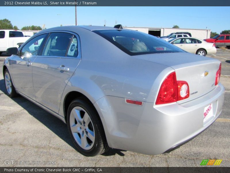 Silver Ice Metallic / Titanium 2012 Chevrolet Malibu LS