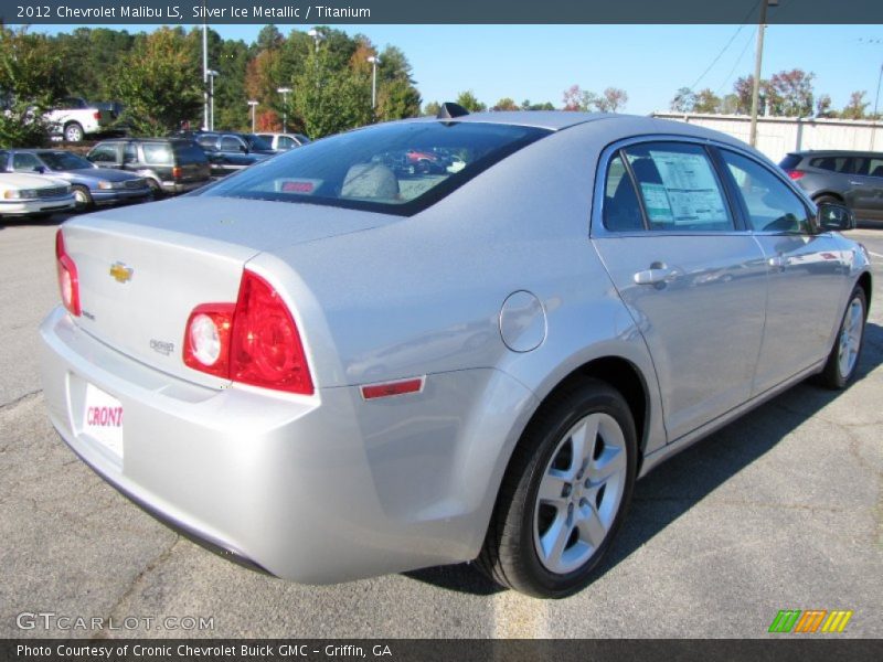 Silver Ice Metallic / Titanium 2012 Chevrolet Malibu LS