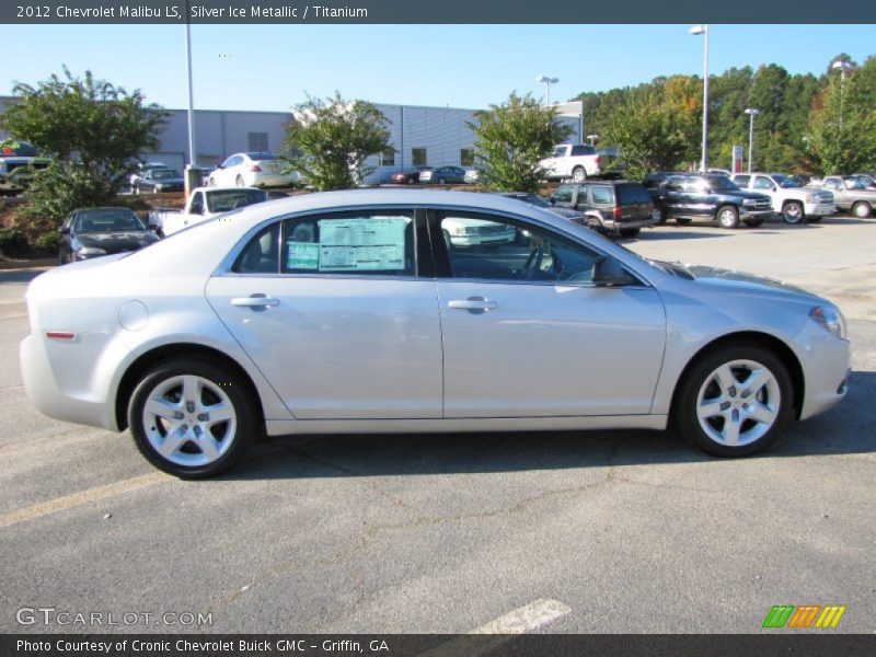 Silver Ice Metallic / Titanium 2012 Chevrolet Malibu LS