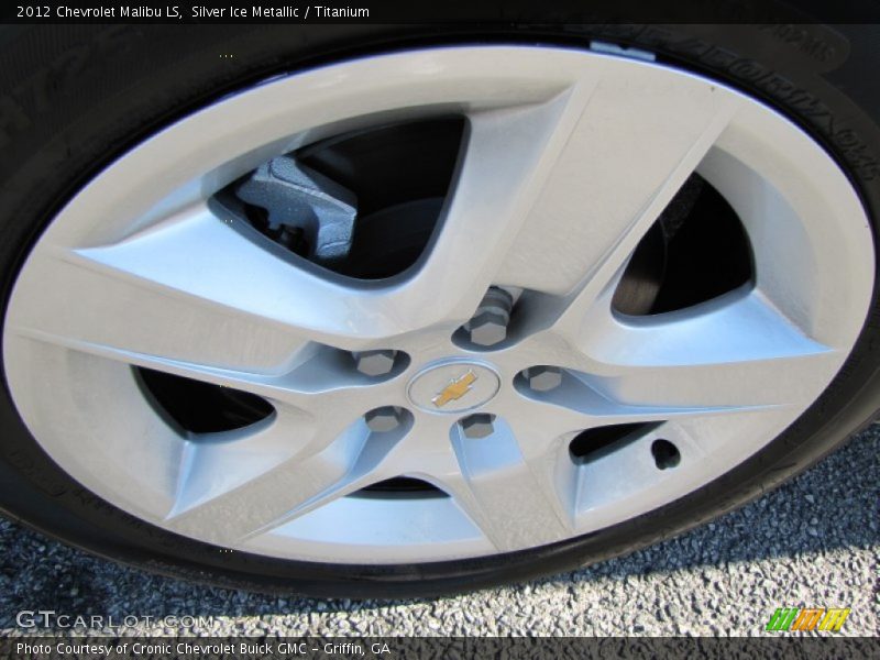 Silver Ice Metallic / Titanium 2012 Chevrolet Malibu LS
