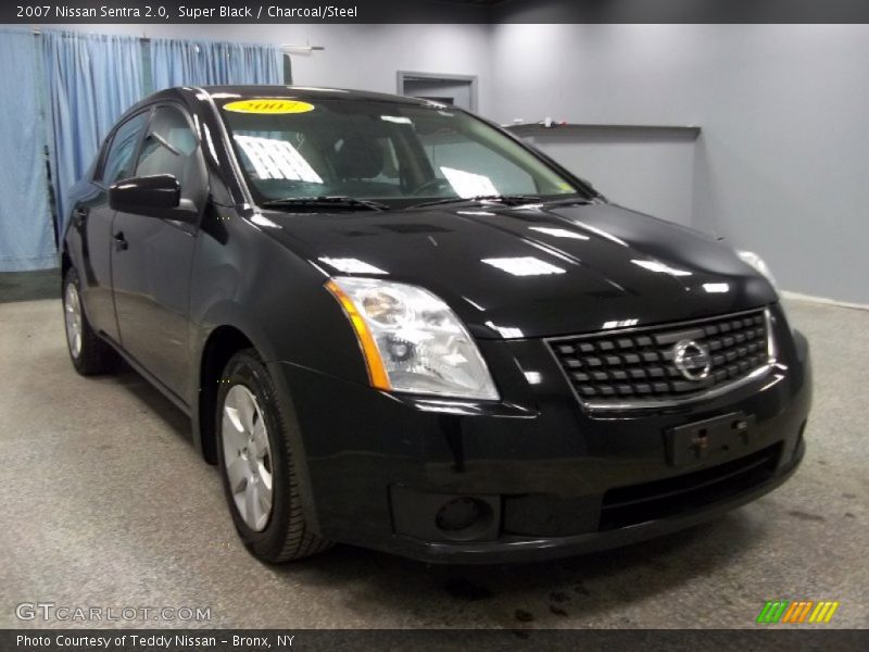 Super Black / Charcoal/Steel 2007 Nissan Sentra 2.0