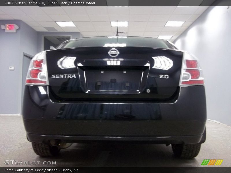 Super Black / Charcoal/Steel 2007 Nissan Sentra 2.0