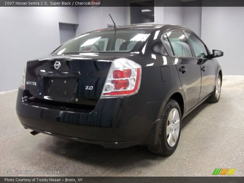 Super Black / Charcoal/Steel 2007 Nissan Sentra 2.0