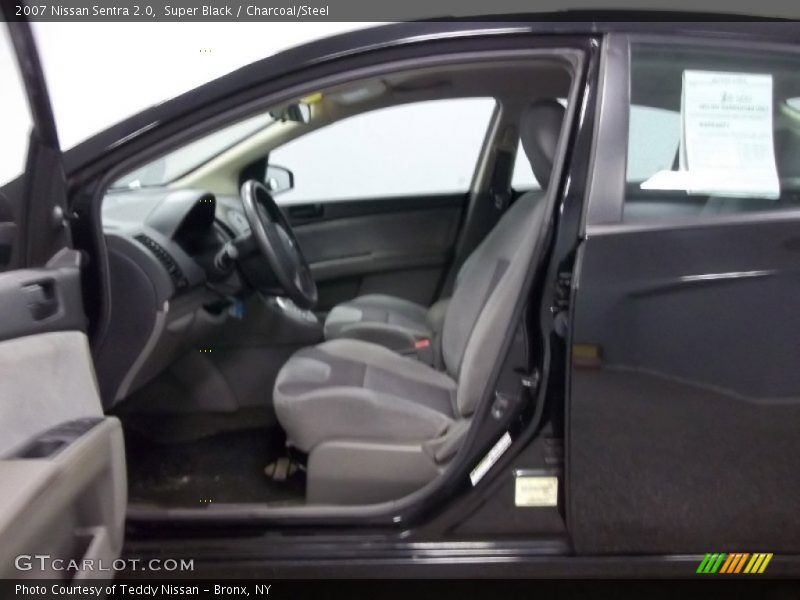 Super Black / Charcoal/Steel 2007 Nissan Sentra 2.0