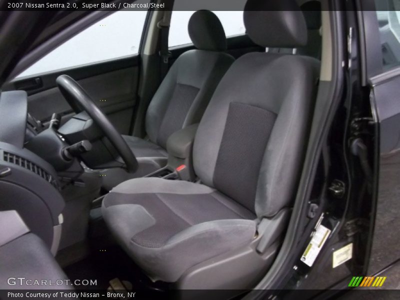 Super Black / Charcoal/Steel 2007 Nissan Sentra 2.0