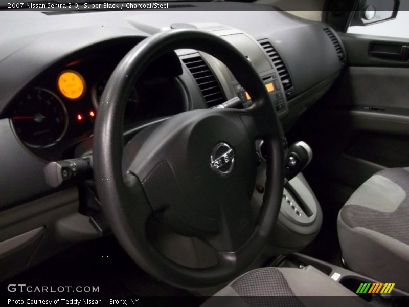 Super Black / Charcoal/Steel 2007 Nissan Sentra 2.0