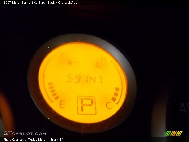 Super Black / Charcoal/Steel 2007 Nissan Sentra 2.0