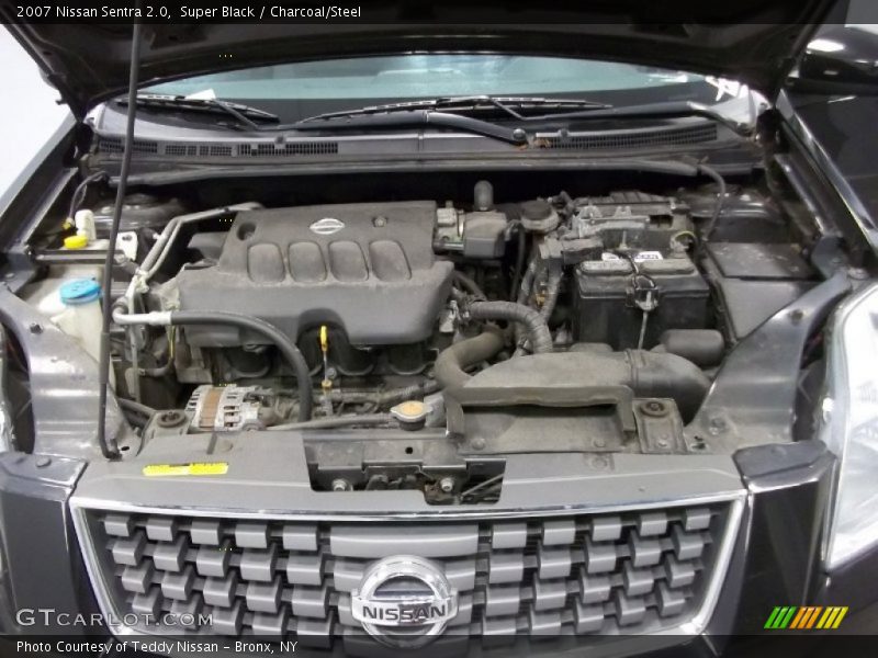 Super Black / Charcoal/Steel 2007 Nissan Sentra 2.0