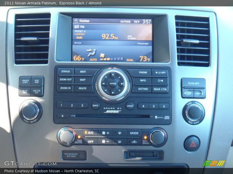Controls of 2011 Armada Platinum