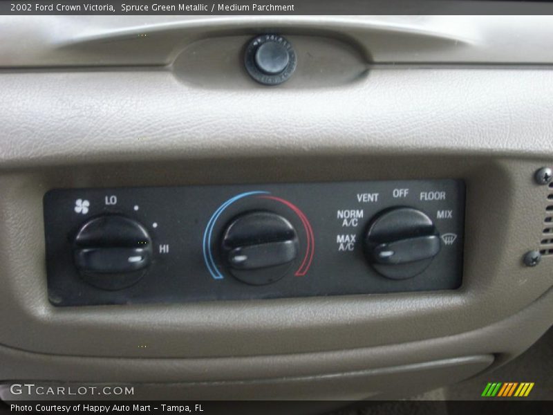 Spruce Green Metallic / Medium Parchment 2002 Ford Crown Victoria