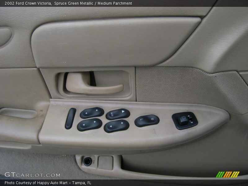 Spruce Green Metallic / Medium Parchment 2002 Ford Crown Victoria