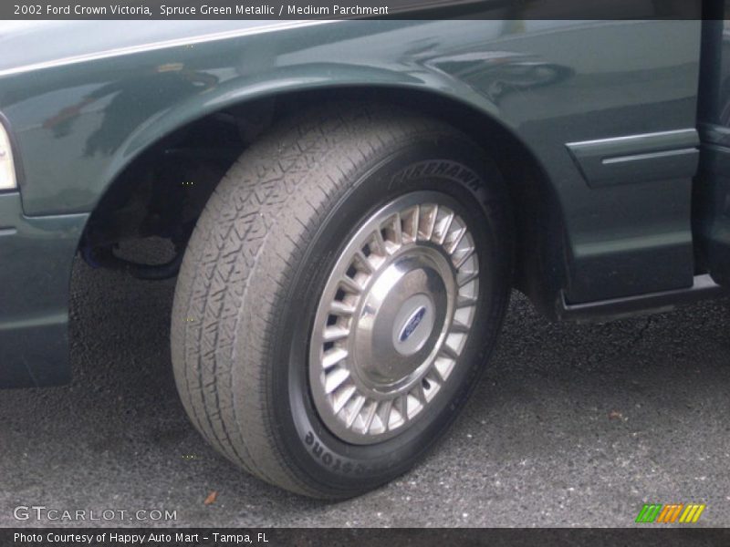 Spruce Green Metallic / Medium Parchment 2002 Ford Crown Victoria