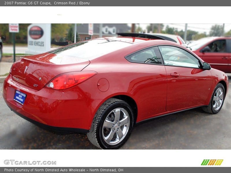 Crimson Red / Ebony 2007 Pontiac G6 GT Coupe