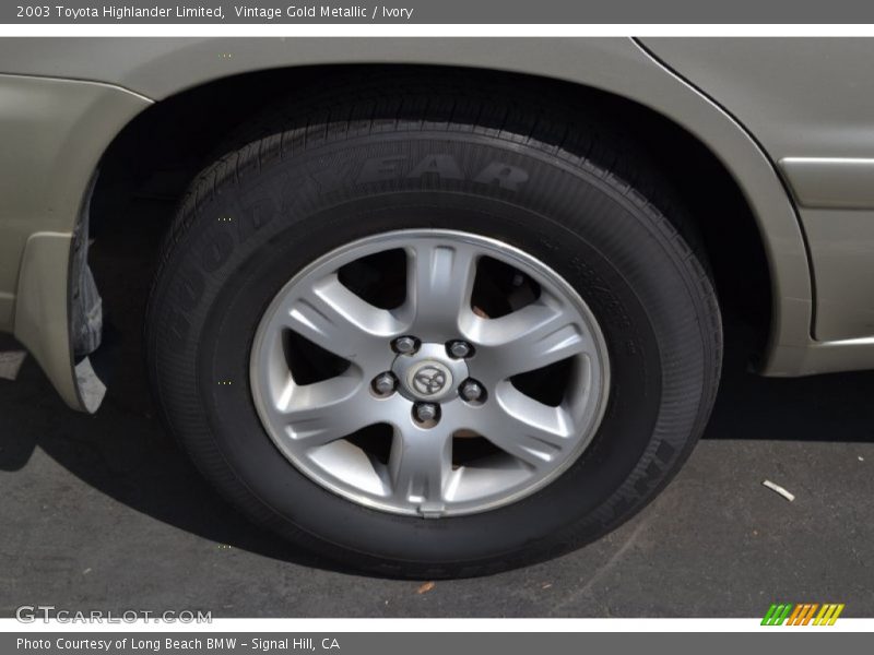 Vintage Gold Metallic / Ivory 2003 Toyota Highlander Limited