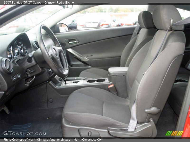 Crimson Red / Ebony 2007 Pontiac G6 GT Coupe