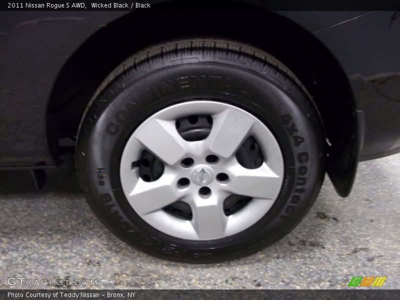 Wicked Black / Black 2011 Nissan Rogue S AWD