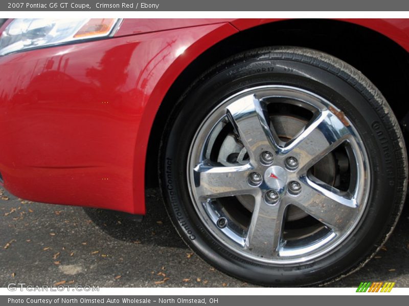Crimson Red / Ebony 2007 Pontiac G6 GT Coupe