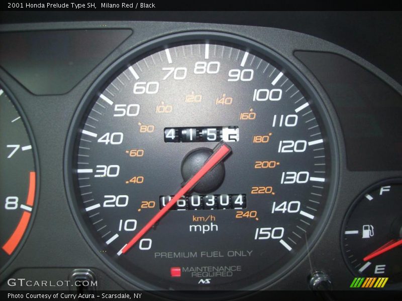 Milano Red / Black 2001 Honda Prelude Type SH