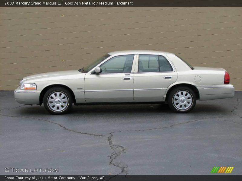 Gold Ash Metallic / Medium Parchment 2003 Mercury Grand Marquis LS