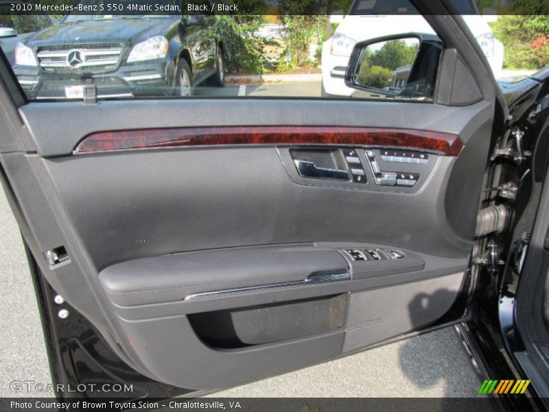 Black / Black 2010 Mercedes-Benz S 550 4Matic Sedan