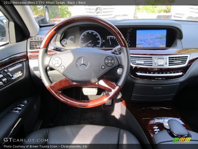 Black / Black 2010 Mercedes-Benz S 550 4Matic Sedan