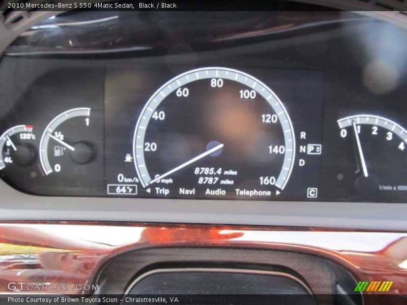 Black / Black 2010 Mercedes-Benz S 550 4Matic Sedan