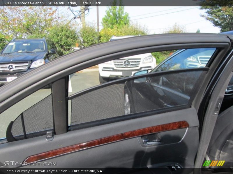 Black / Black 2010 Mercedes-Benz S 550 4Matic Sedan