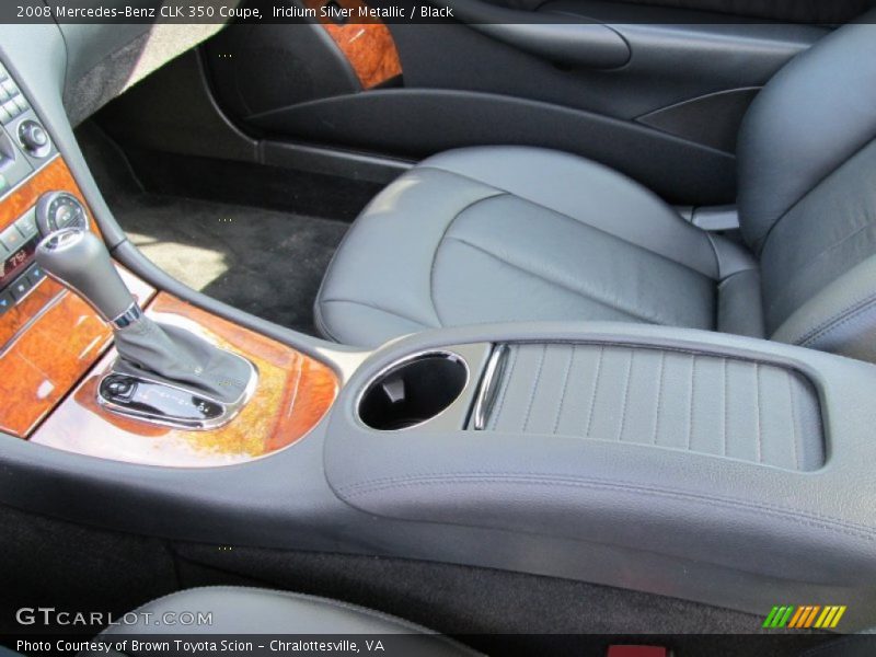 Iridium Silver Metallic / Black 2008 Mercedes-Benz CLK 350 Coupe