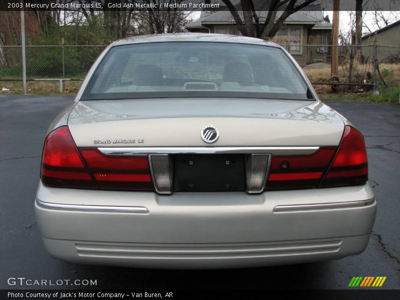 Gold Ash Metallic / Medium Parchment 2003 Mercury Grand Marquis LS