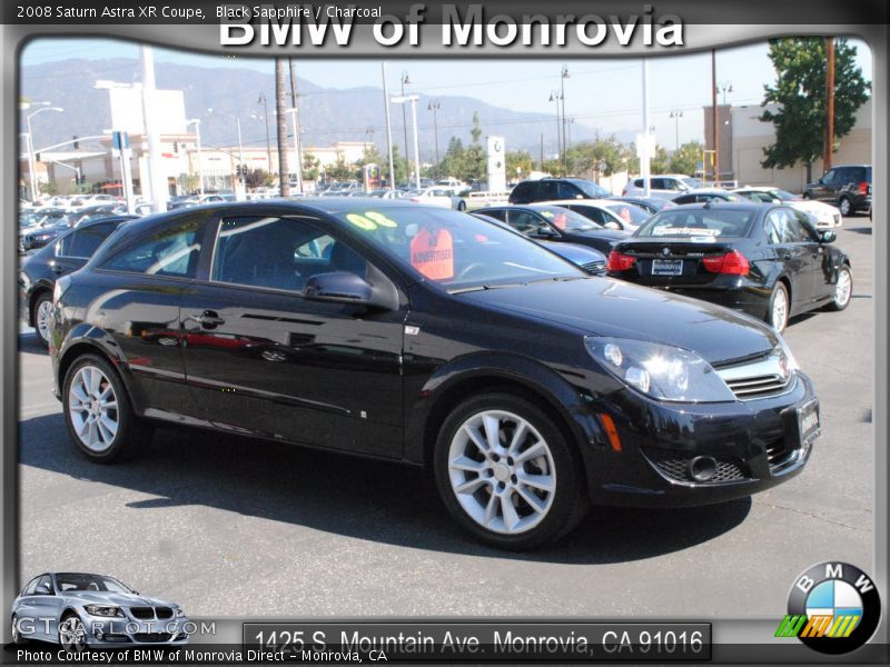 Black Sapphire / Charcoal 2008 Saturn Astra XR Coupe