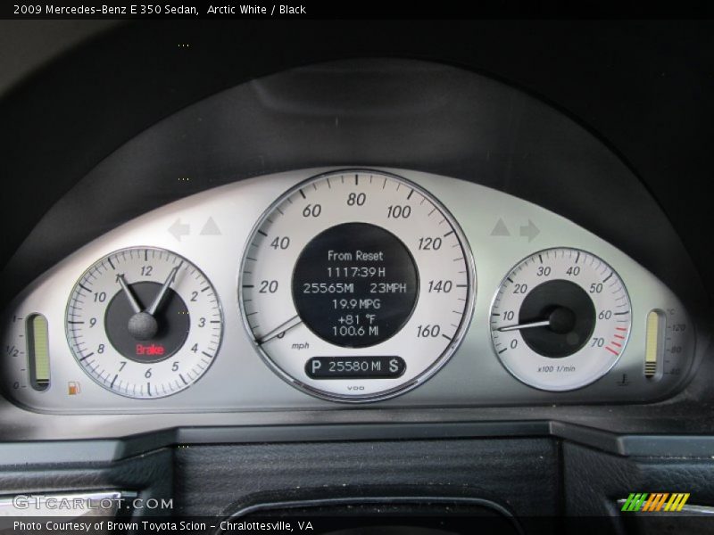 Arctic White / Black 2009 Mercedes-Benz E 350 Sedan