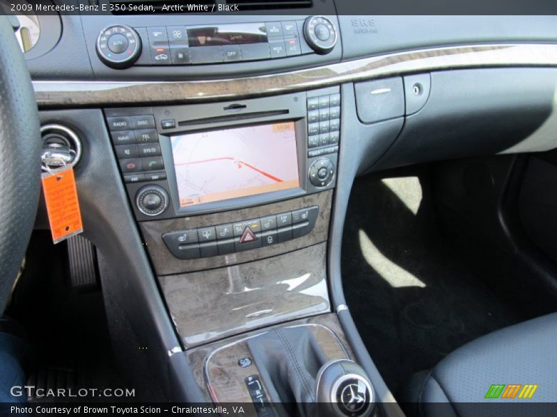 Arctic White / Black 2009 Mercedes-Benz E 350 Sedan