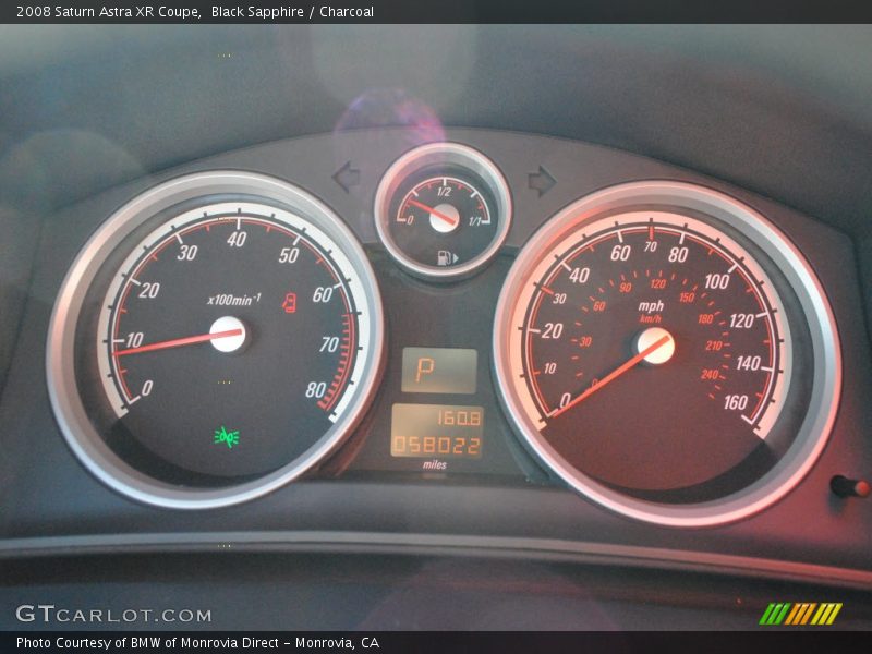 Black Sapphire / Charcoal 2008 Saturn Astra XR Coupe