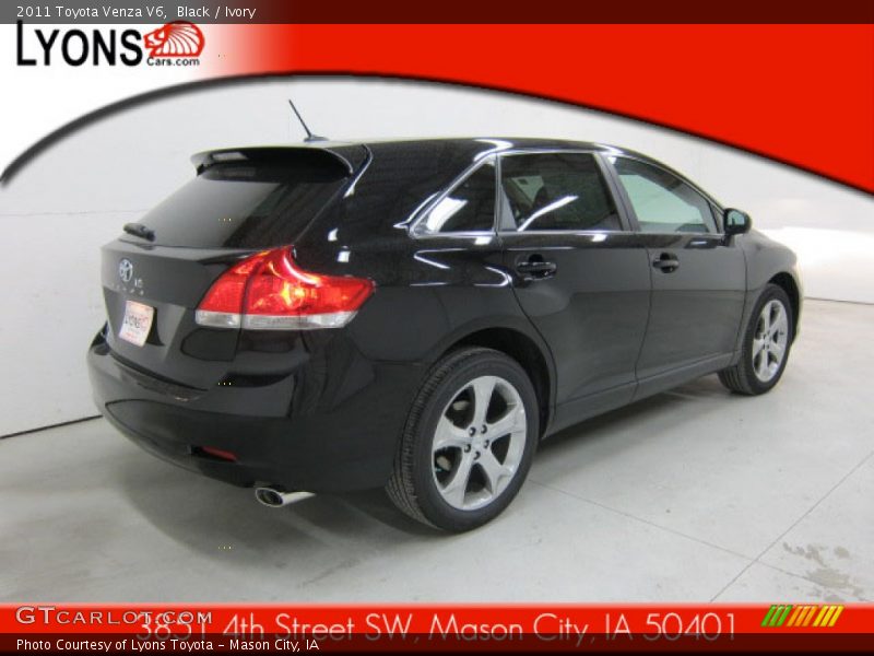 Black / Ivory 2011 Toyota Venza V6