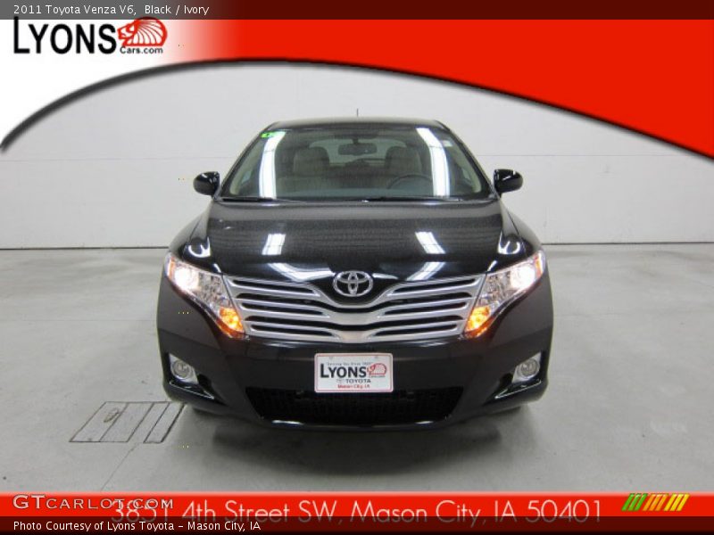 Black / Ivory 2011 Toyota Venza V6